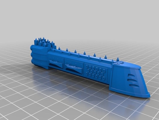 kaiserliche Marine vanquisher-Klasse Schlachtschiff 3d drucken battlefleet gothic 3D print model - Mito3D