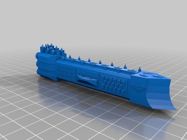 marina imperiale classe oberon corazzata 3d la stampa battlefleet gothic 3D print model - Mito3D