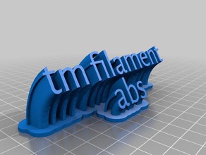 abs office personalizado 3d print model - Mito3D