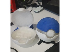 pokeball wechseln der Patrone Halter Requisiten poke-ball pokemon 3d print model - Mito3D