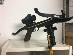 cobra mx80 pistola ballesta carriles de agarre hobby 3d print model - Mito3D