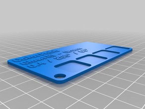 colorfabb pla glowfill karte 3d la stampa i test personalizzato 3d print model - Mito3D