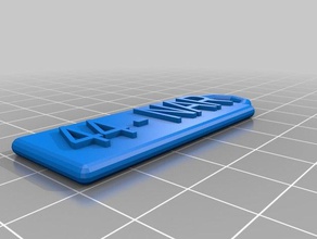 nar Schlüsselanhänger angepasst 3d print model - Mito3D