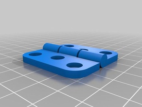 40x40 parametric hinge parts customized 3d print model - Mito3D