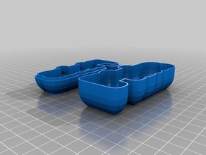 picks Textfeld Container angepasst 3d print model - Mito3D