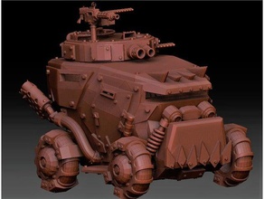 orkz war buggy toys games 28mm boardgame orks tabletop vehicle wargaming warhammer 40k 3d print model - Mito3D