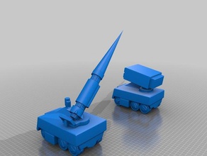 ueg asc ref atv missile launcher section games robotech rrt wargame 3d print model - Mito3D