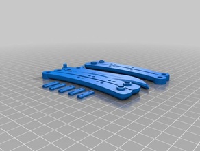 butterfly-Messer 3d drucken 3d print model - Mito3D