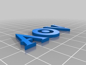 arena de valor logotipo 3d impresión 3d print model - Mito3D
