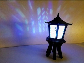 stand asian lantern scans replicas led 3d print model - Mito3D