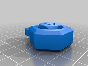 özelleştirilmiş Anahtarlık zar spinner benim 3d print model - Mito3D