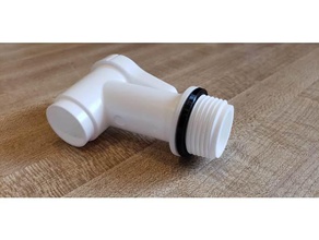 reliance water jug spigot tpu tap-to-cap gasket containers 3d print model - Mito3D
