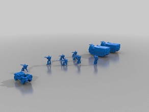 robotech ueg asc zırhlı birlikler mekanize oyunlar Deutch wargame 3d print model - Mito3D
