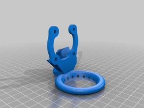 anet a2 conducto del ventilador radial sin 12mm sensor 3d de la impresora partes actualización montaje 3d print model - Mito3D