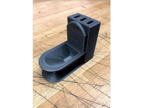 sedile wc vasca forniture per ufficio 3d print model - Mito3D