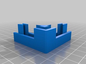 cartón de la construcción esquina juguetes 3d print model - Mito3D