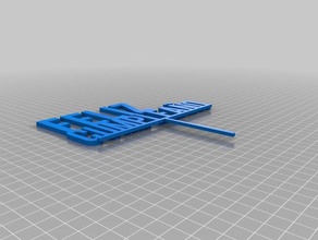 feliz cumplea&ntildeo-cake topper 3d stampa 3d print model - Mito3D