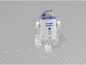 r2 d2 toys games starwars star wars 3d print model - Mito3D