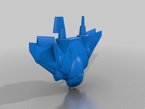 robotech zentran chasseur-bombardier jeux rrt wargame 3d print model - Mito3D