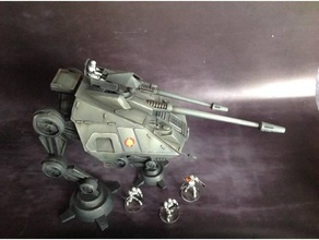 star wars legión escala a-ap walker modelos la guerra de los clones 3d print model - Mito3D
