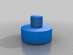 my customized water container tube pipe hose adapter parts 3d print model - Mito3D