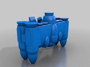 robotech rrt zentran tirol inter-planetária guerra civil bombardeiro infiltração de vagens jogos wargame 3d print model - Mito3D