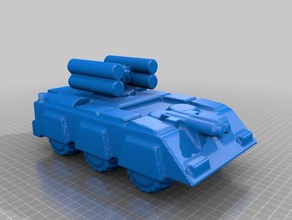 robotech un forces up-armored recon combat vehicle games rrt wargame 3d print model - Mito3D