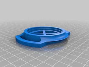 my customized double lens cap holder fillets 55 58 camera 3d print model - Mito3D