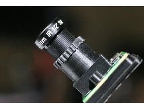 m12 monte rpi cam v2 mod fotocamera 3d print model - Mito3D