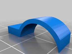 lego el guardabarros de la rueda 3d impresión 3d print model - Mito3D