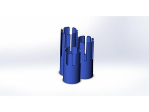 florero contenedores 3d print model - Mito3D