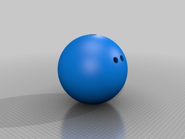 11 scale customizable bowling ball sport outdoors 3D print model - Mito3D