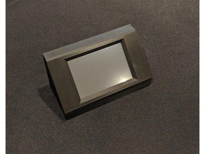 nextion panel del escritorio de caso la electrónica 24 pulgadas carcasa caja diy esp8266 pantalla 3d print model - Mito3D