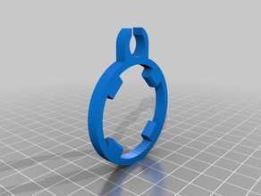 locking ring cable clip 3d printer accessories 3d print model - Mito3D