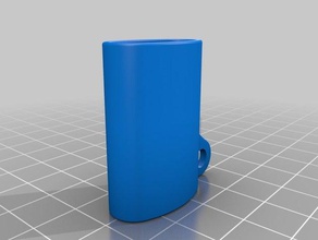 small bic lighter sleeve keychains holster 3d print model - Mito3D