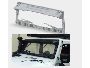axial scx10 jeep jk Windschutzscheibenrahmen mechanisch ist - Spielzeug burnie222 rc3drissa scx10ii 3d print model - Mito3D