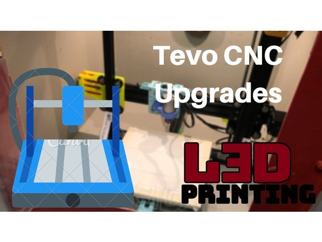 neue tevo cnc-mounts 2d Kunst gravieren upgrade 3D print model - Mito3D