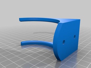 Wand-Berg-mallet-Halter tool Inhaber - Boxen big hammer Schraube 3d print model - Mito3D