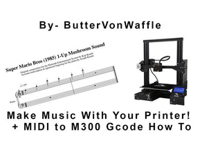 make music your geeetech a10 ender 3 prusa links midi m300 conversion other 3d printer gcode geetech 3d print model - Mito3D