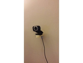 webcam di montaggio a parete office lo streaming monte 3d print model - Mito3D