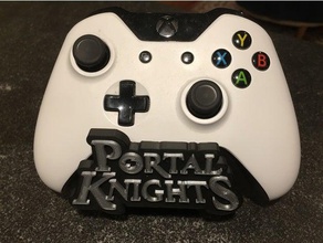 controller stand front plate portal knights video games xbox one 3d print model - Mito3D
