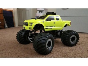 clodbuster monster truck rc vehicles bullhead car tamiya clod buster 3d print model - Mito3D