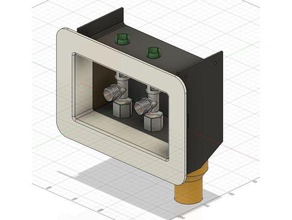 Wäsche-outlet-box Küche Essen 3d print model - Mito3D