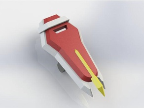 huelga gundum escudo de lego minifig juguete juego accesorios gundam compatible restrictor arma 3d print model - Mito3D