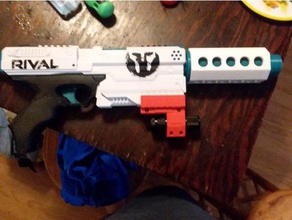 kronos under barrel flashlight holder toys games nerf gun rival 3d print model - Mito3D