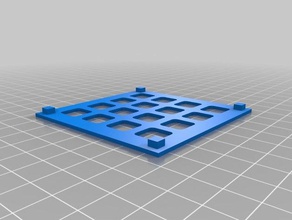 adafruit neopixel mínimo caso la electrónica neotrellis 3d print model - Mito3D