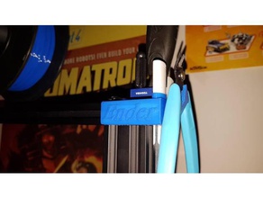 porte-outil ender 3 tous les outils 3d de l'imprimante accessoires alan clé creality fonctionnelle remix tournevis carte sd spatule 3d print model - Mito3D