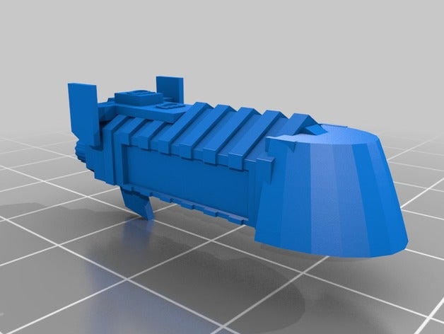 support escort carrier 3d printing battlefleet gothic 3D print model - Mito3D