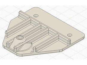 tronxy x5s-400 axis carriage reinforcement 3d printer parts 3d print model - Mito3D