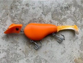 headbanger style fishing lure sport outdoors 3d print model - Mito3D